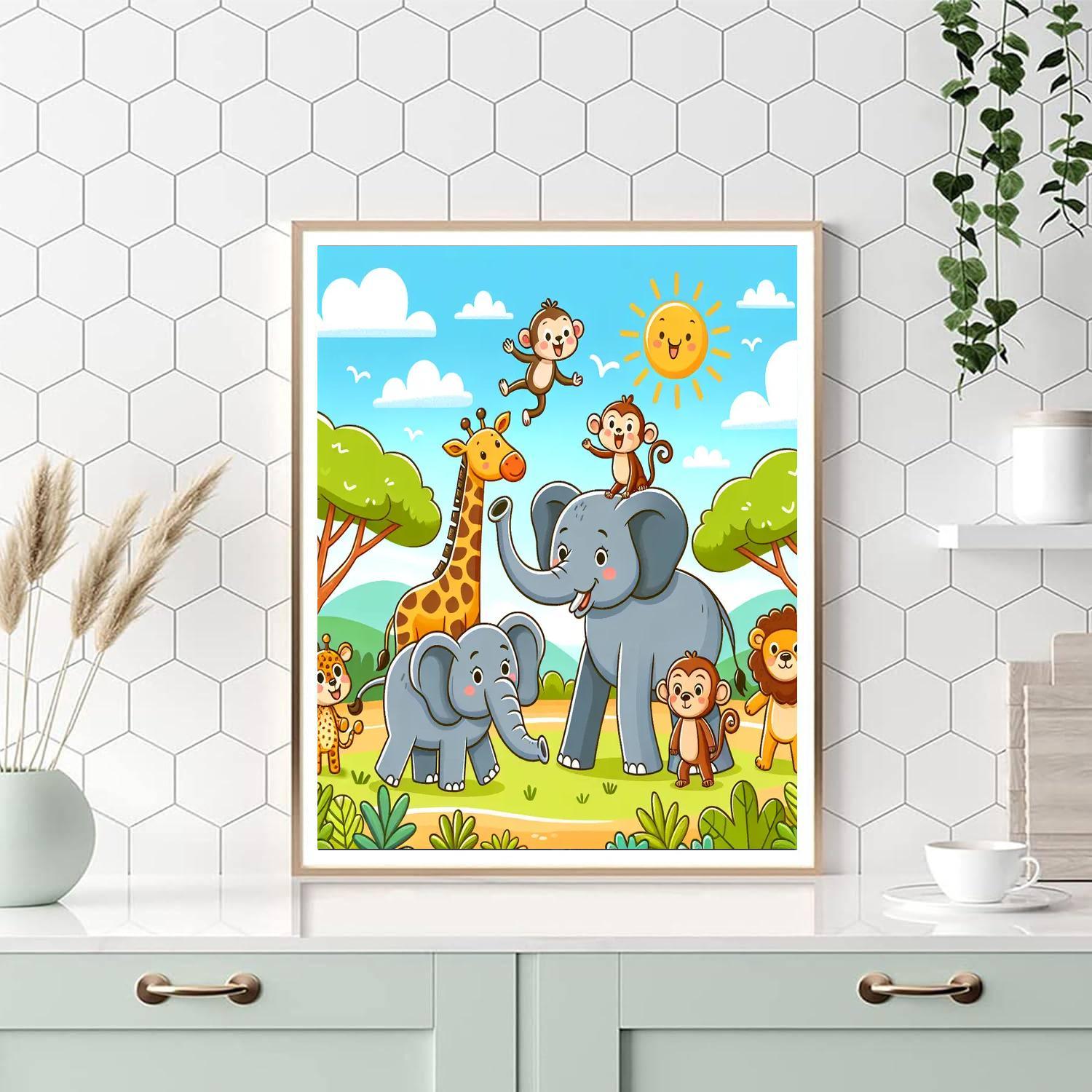 Charming Creature Safari Paint By Numbers Kits