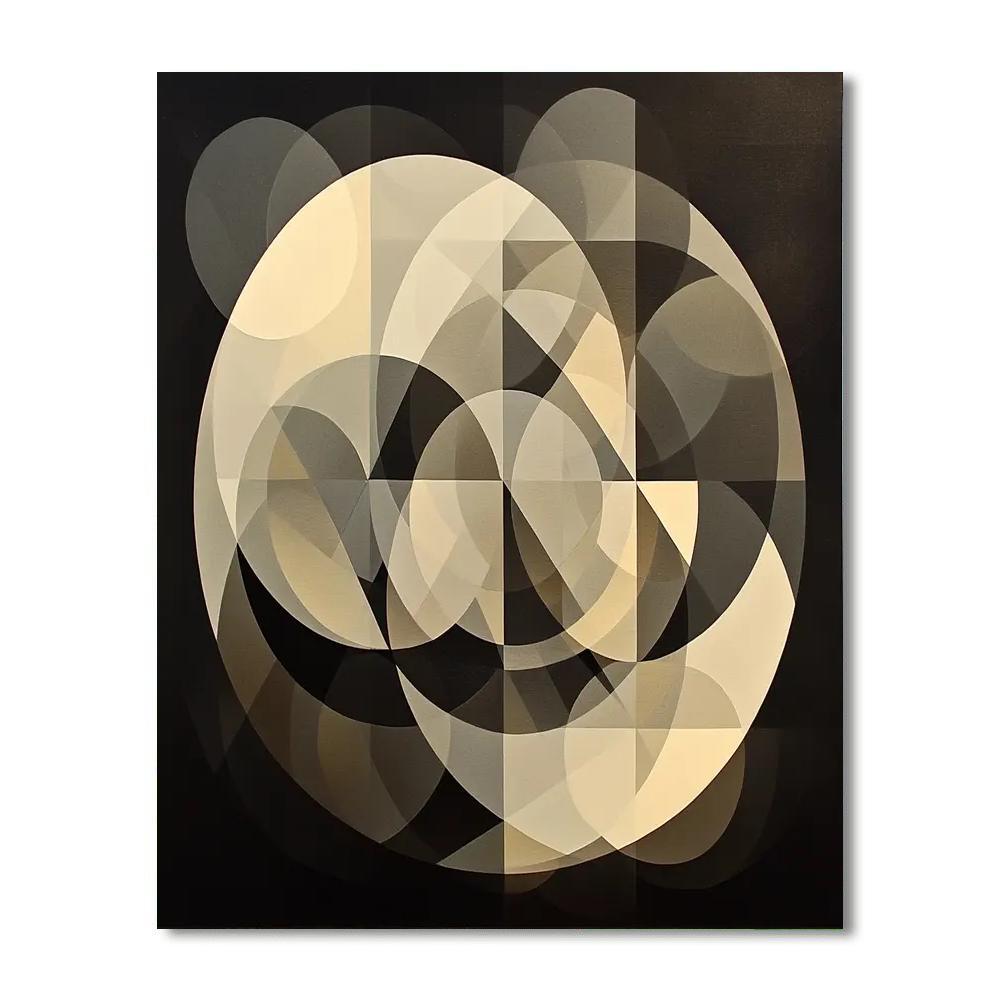 Kazimir Malevich Inspired Visions Of Space  Number Painting