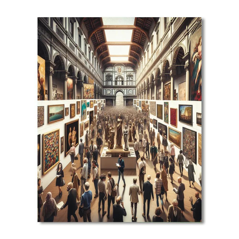 Florence Biennale Paint By Numbers Art