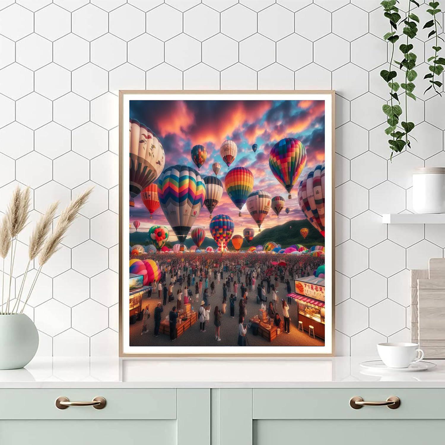 Baloon Fiesta - Japan Painting Number Kit