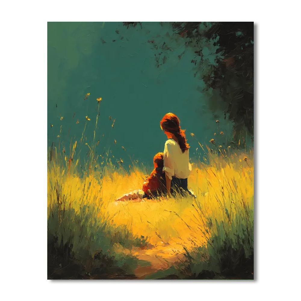 Whispering Winds Of Love Number Painting