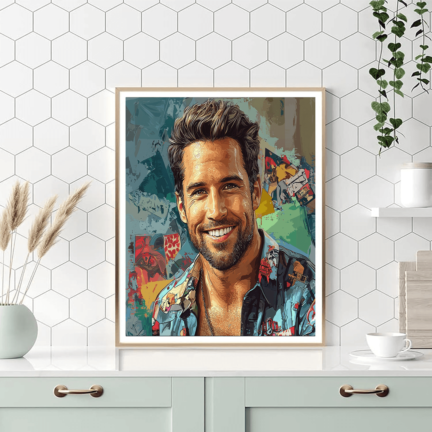 Ryan Reynolds: The Wisecracking Heartthrob Of Cinema Paint By Numbers Art
