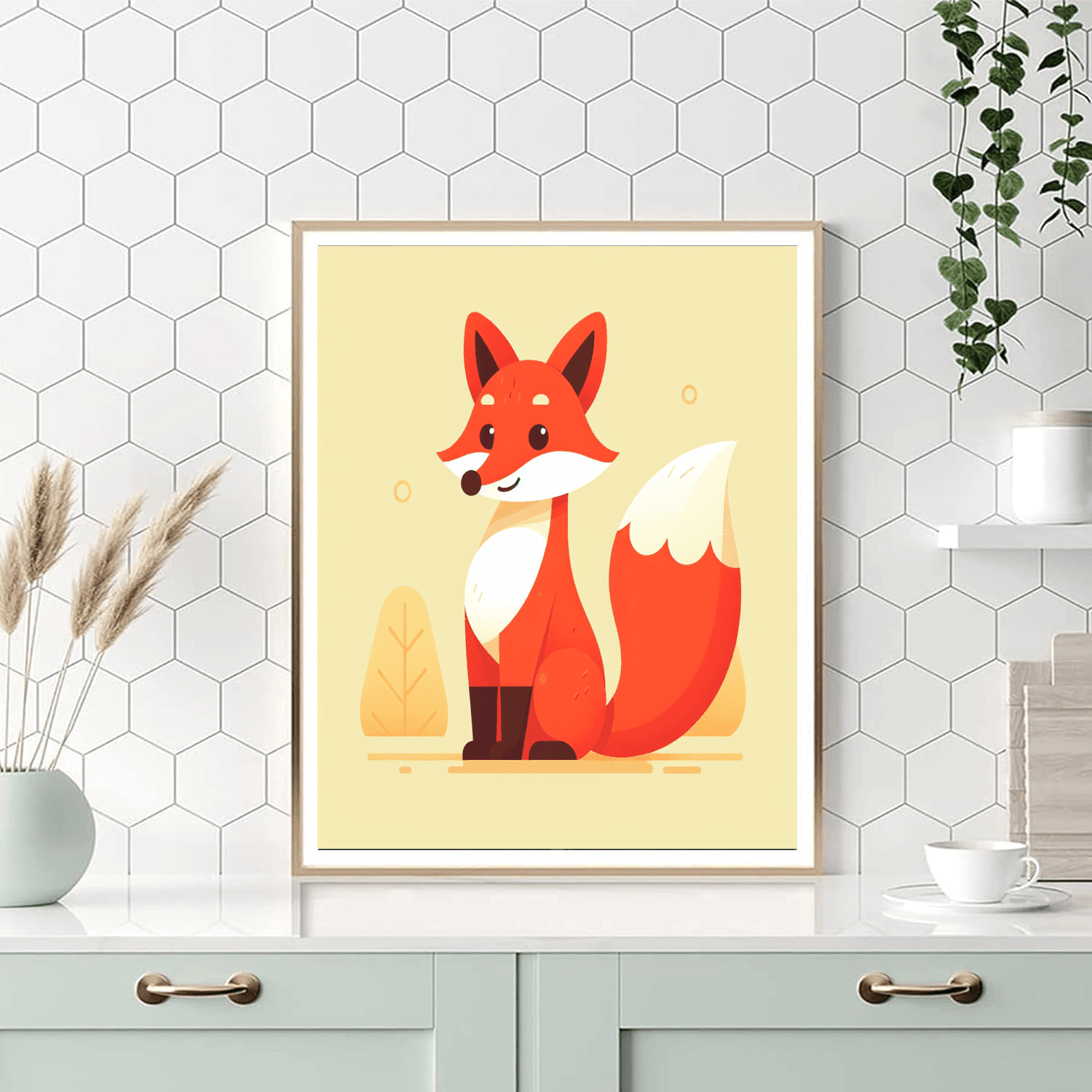 Vivid Vixen Number Painting