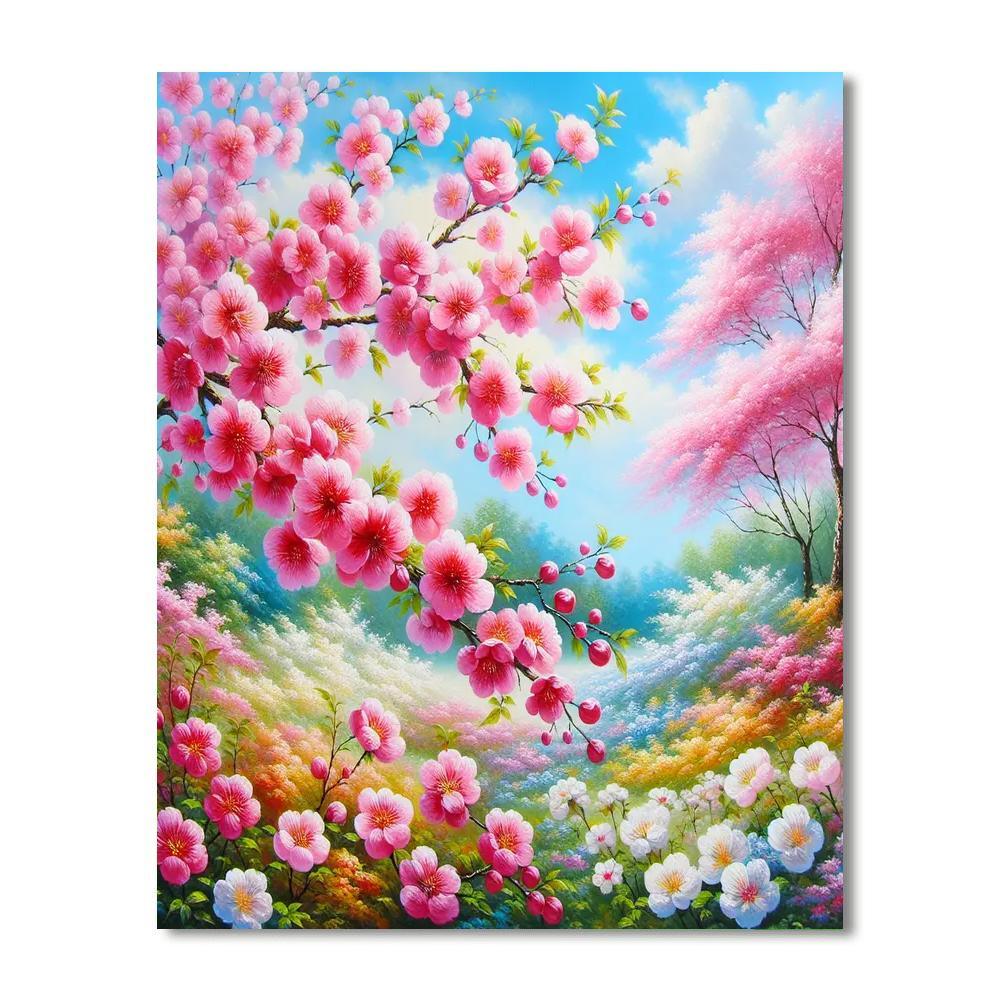 Spring Blossom Festival Paint By Numbers Kits