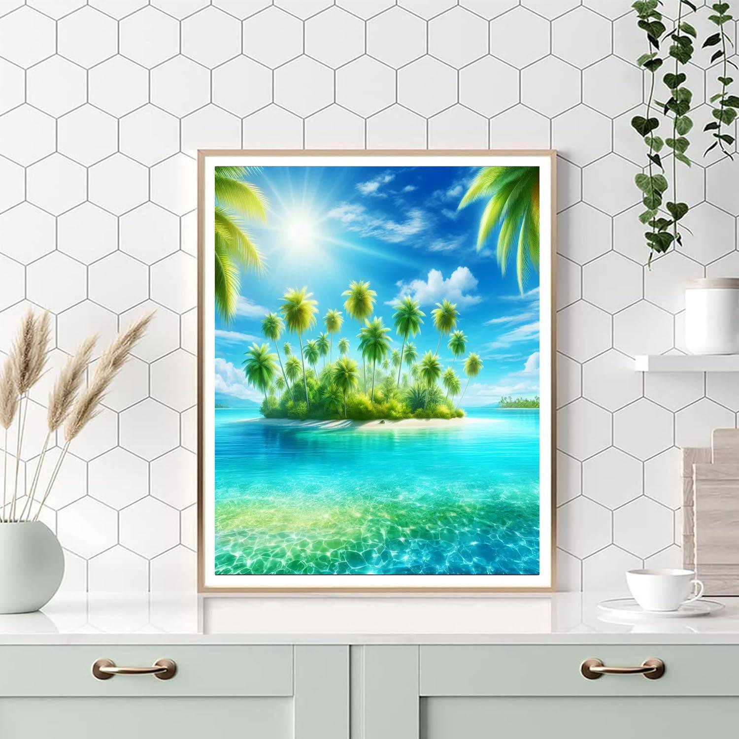 Tropical Island Bliss Numbered Painting Kits