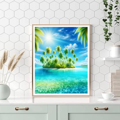Tropical Island Bliss Numbered Painting Kits