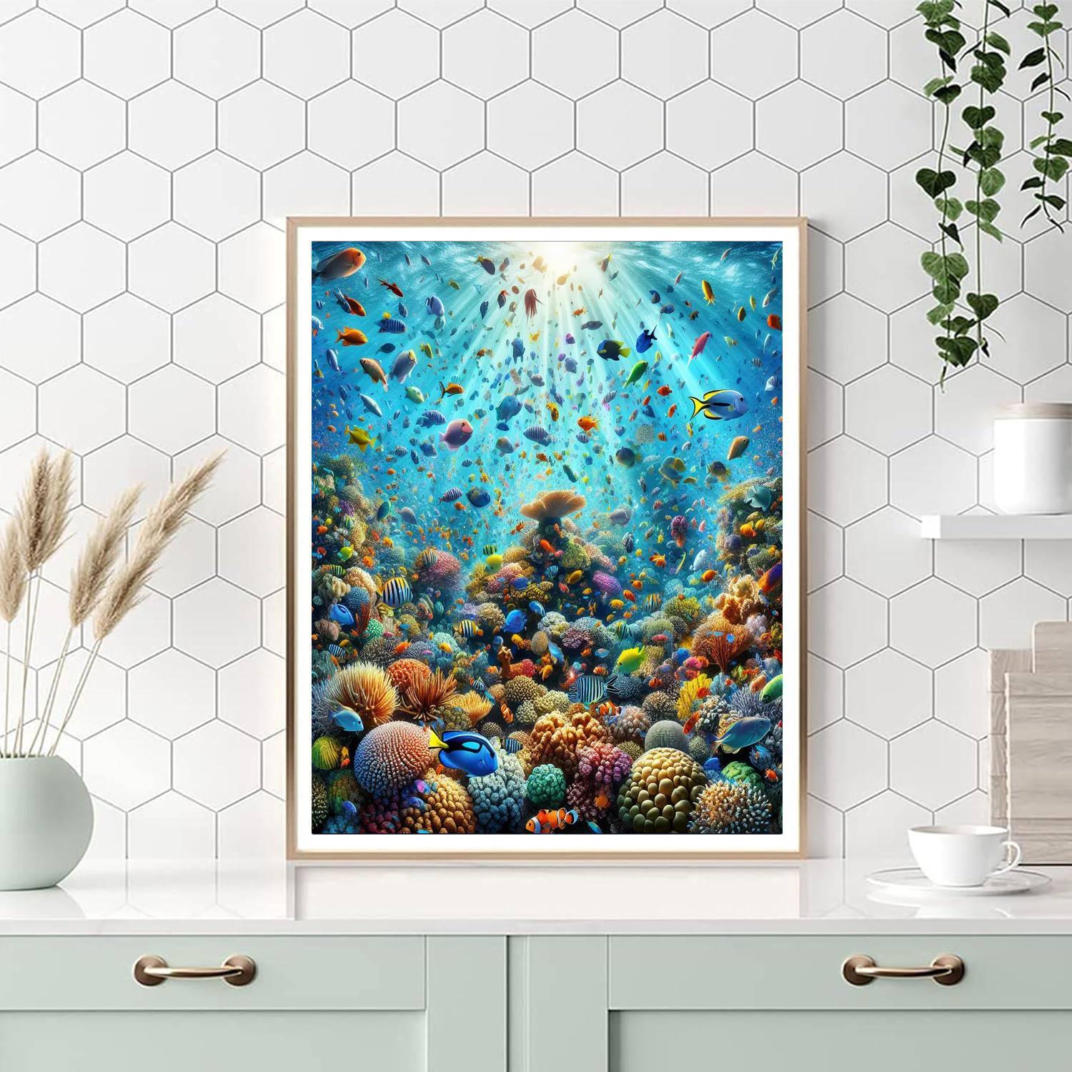 Tropical Fish Paradise Paint By Number