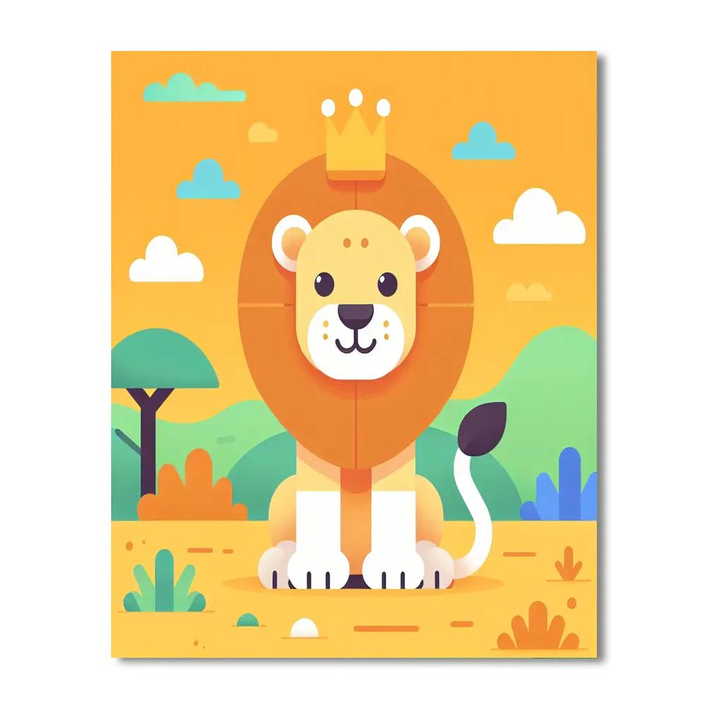 Lion King Kingdom Paint By Numbers