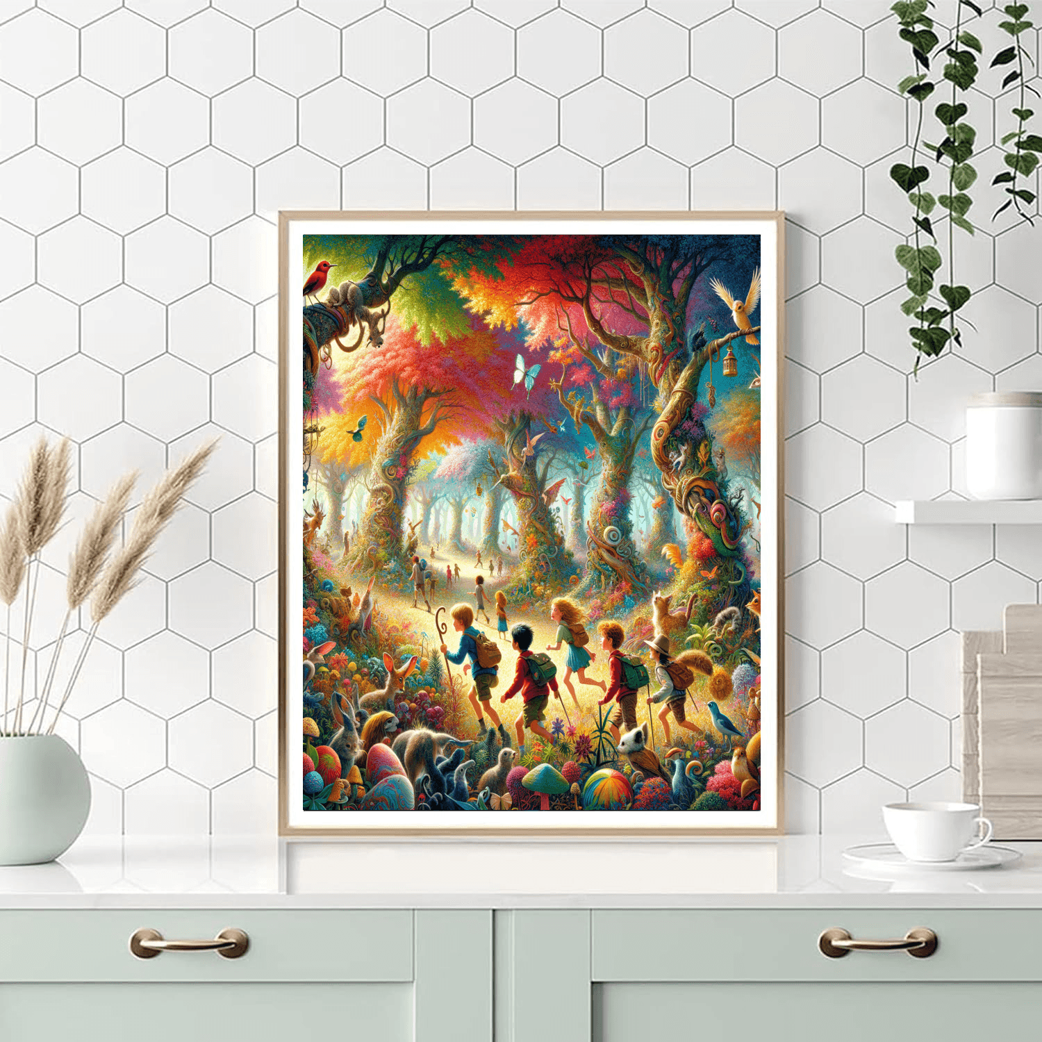 Adventure In The Forest Number Painting