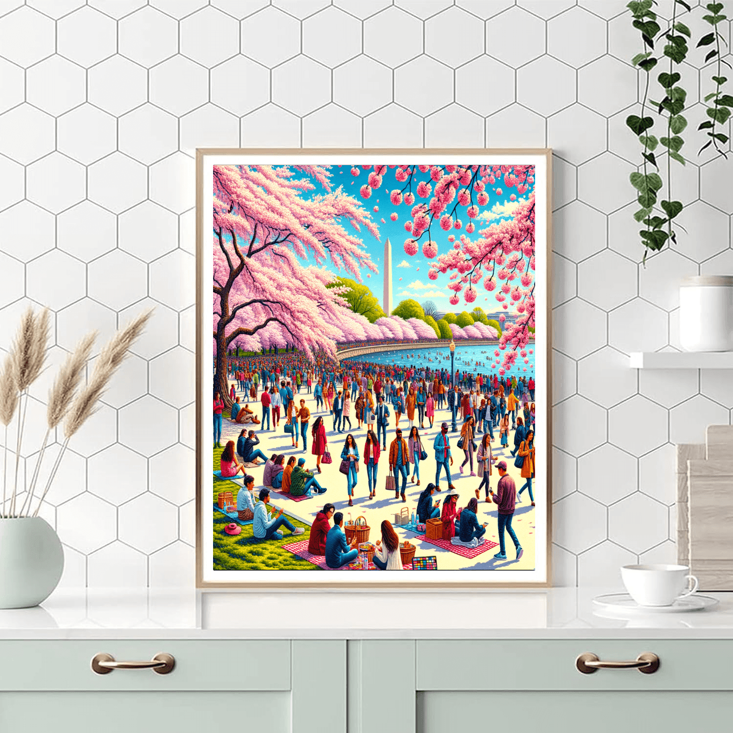 The National Cherry Blossom Festival Paint By Color