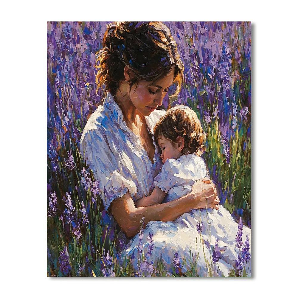 In Mother's Arms Painting Number Kit