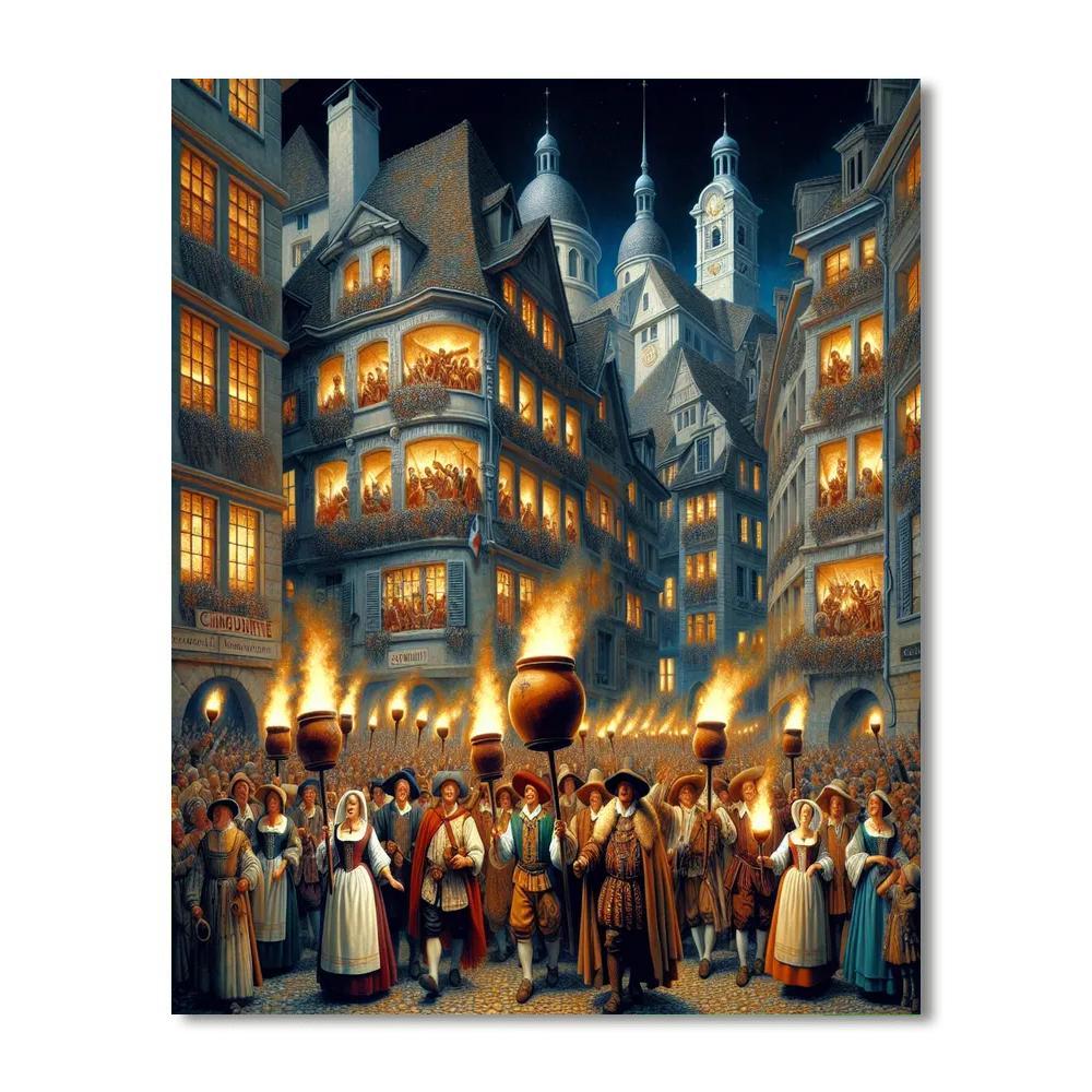 L'escalade Festival - Switzerland Paint By Numbers Kits