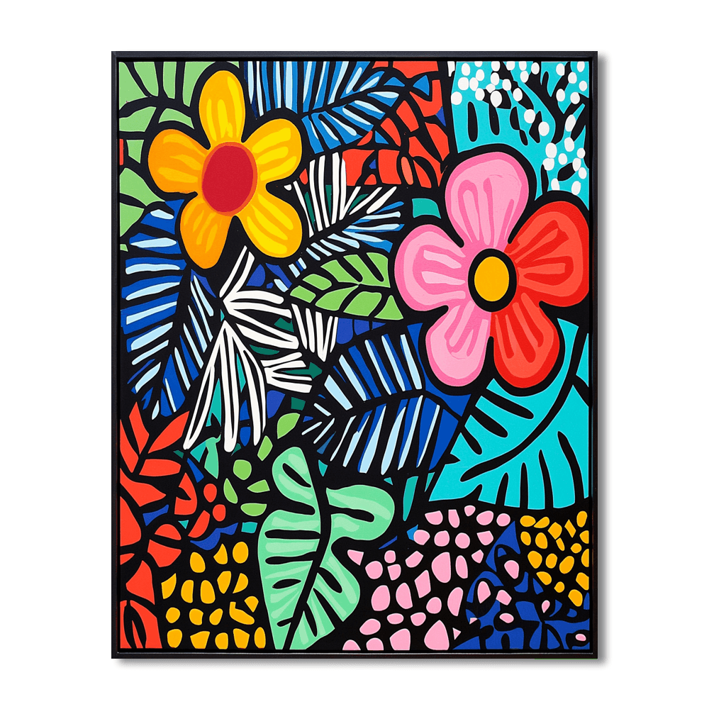 Keith Haring Inspired Nature's Dance  Paint By Numbers Kits