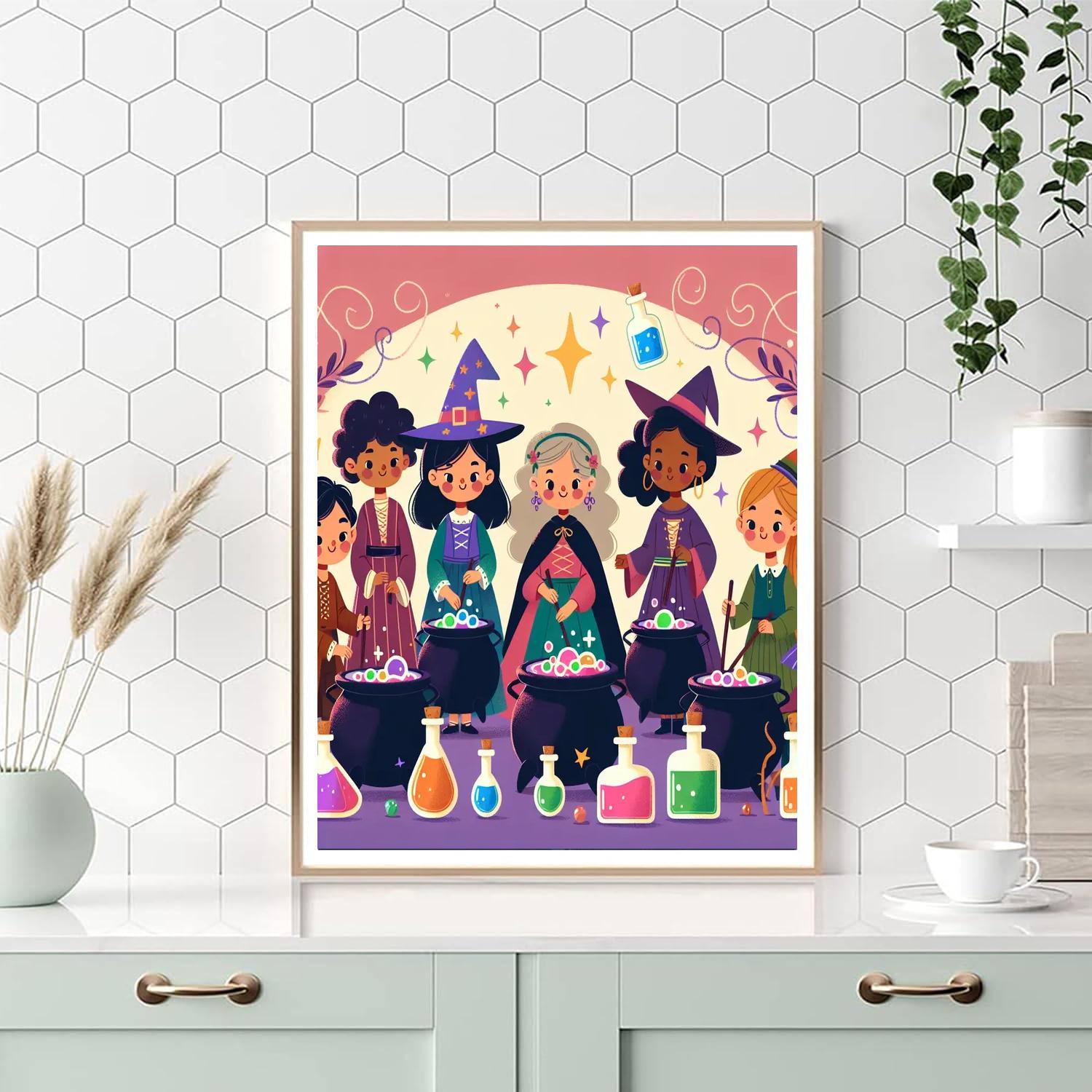 Magic Potion Festival Numbered Painting Kits