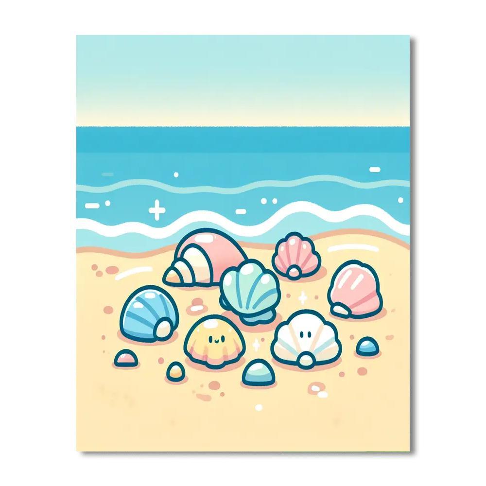 Seashell Serenade Paint By Color