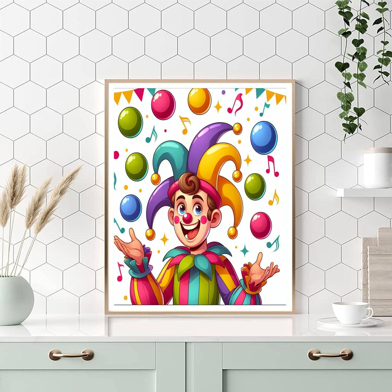 Jolly Jester Paint By Numbers