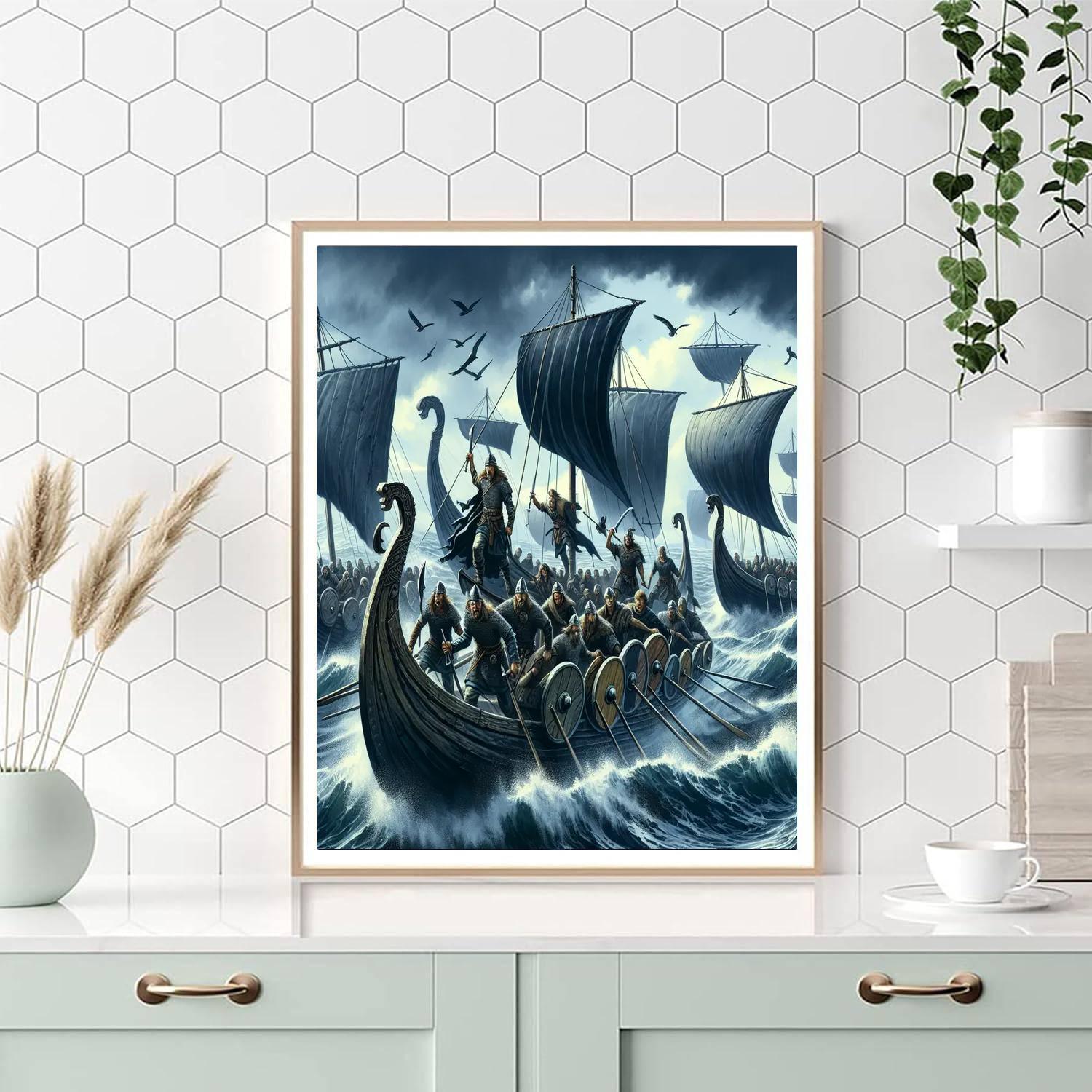 Viking Seafarers Paint By Number