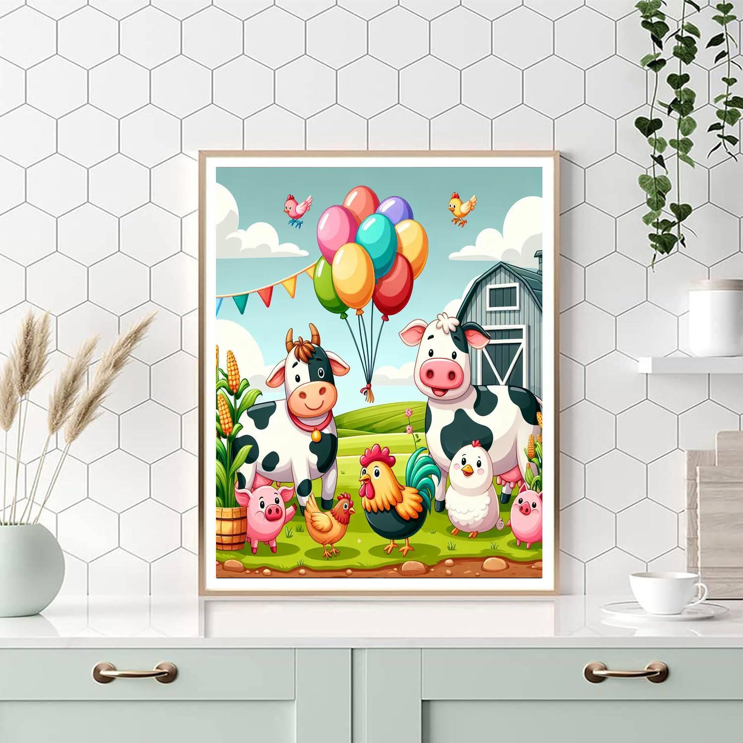 Farmyard Fiesta Paint By Numbers