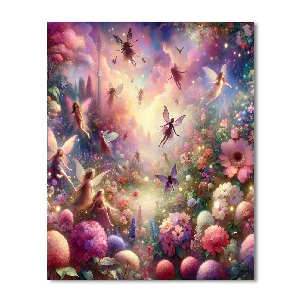 Charming Fairytale Garden Paint By Color