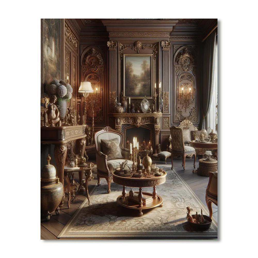 Vintage Elegance Charm Paint By Number