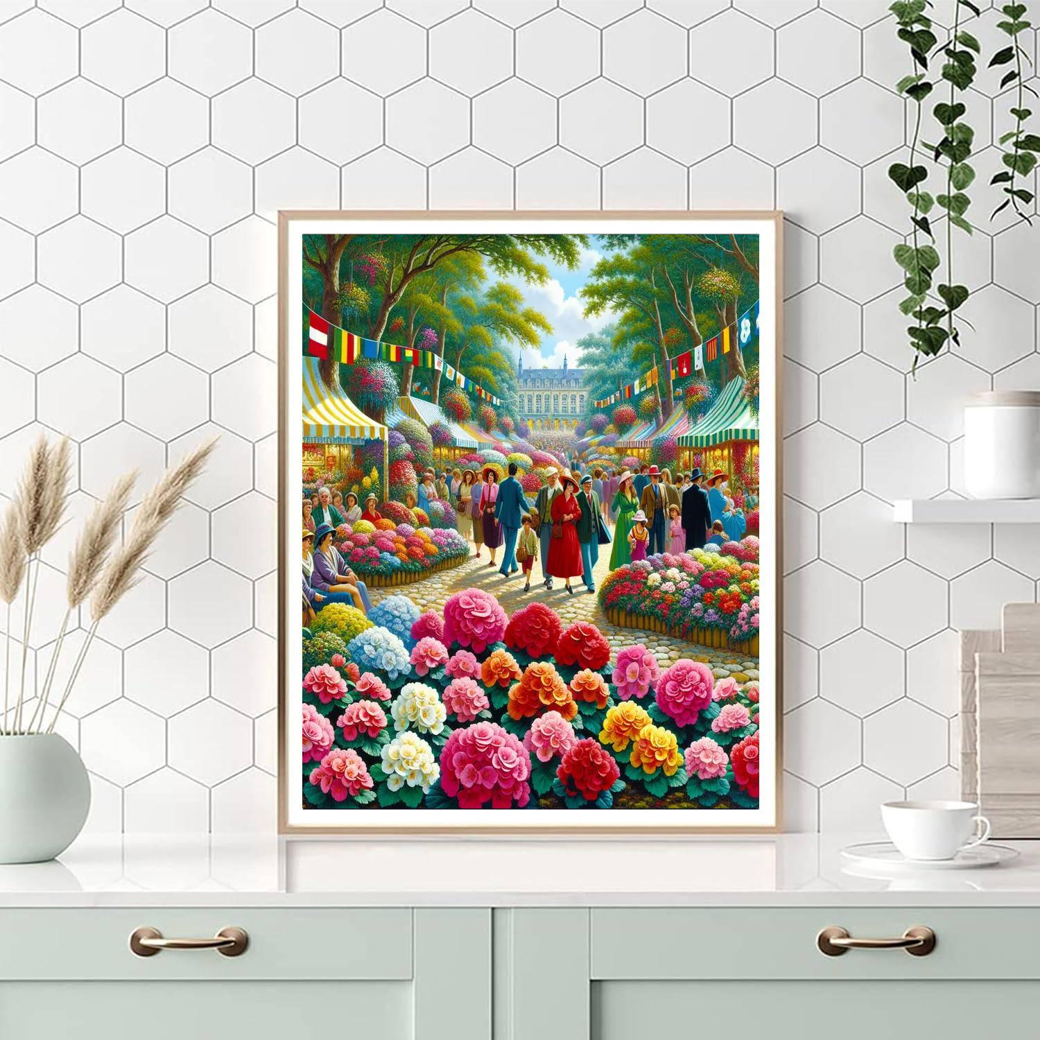 Ballarat Begonia Festival - Australia DIY Paint By Numbers