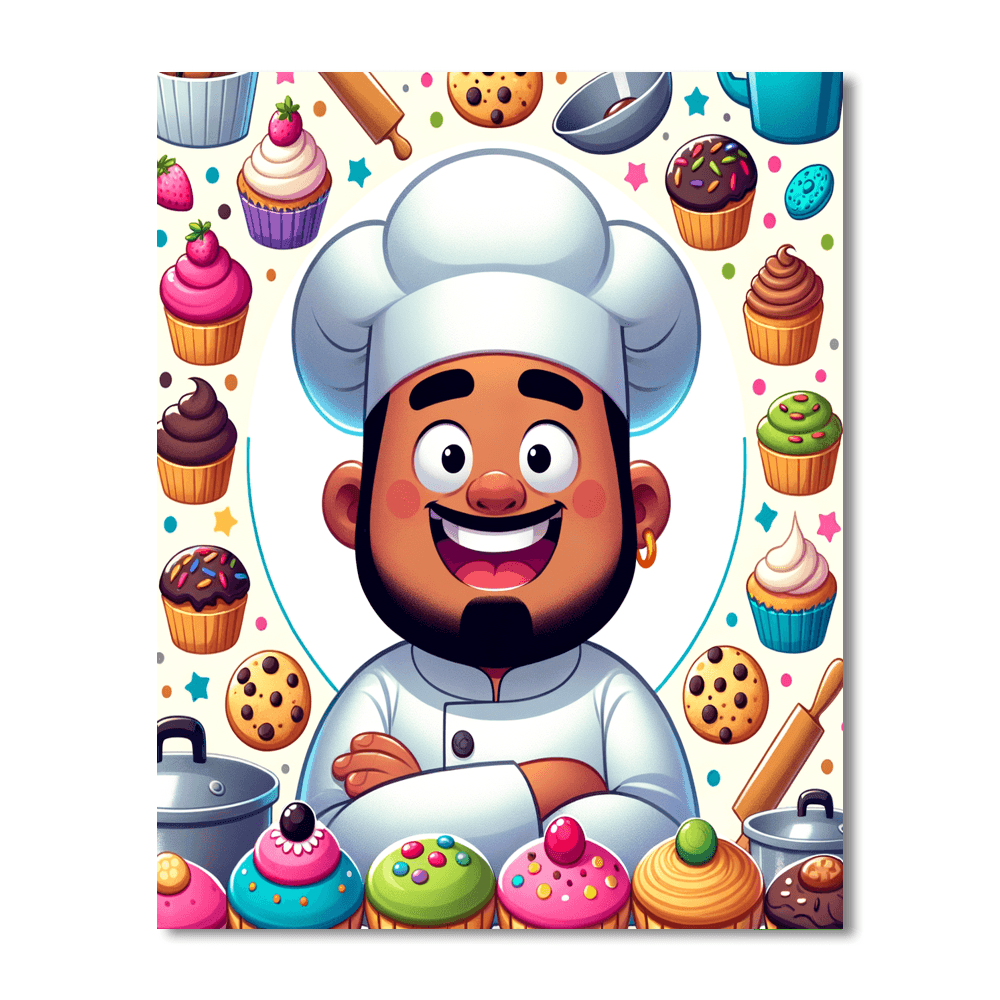 Sweet Bakery Treats Painting By Numbers Kit