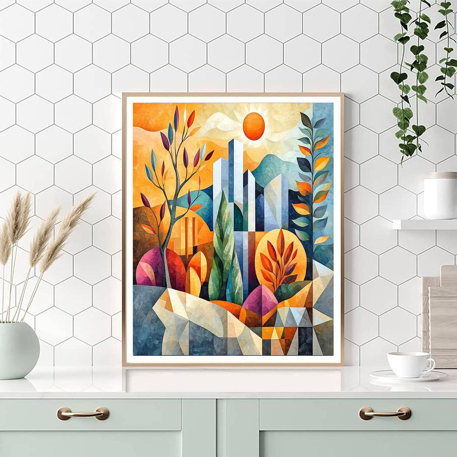 Pablo Picasso Inspired Picasso's Botanical Wonder  Numbered Painting Kits