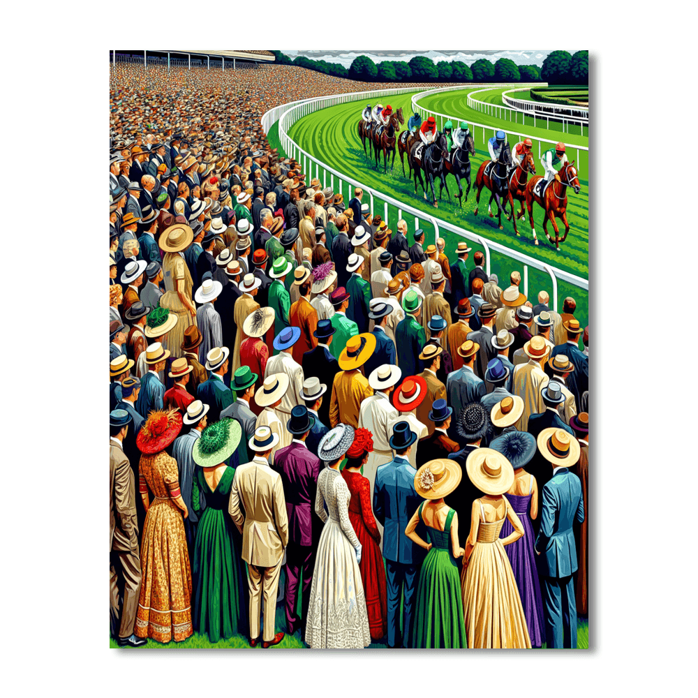 Melbourne Cup Carnival - Melbourne, Australia Number Painting