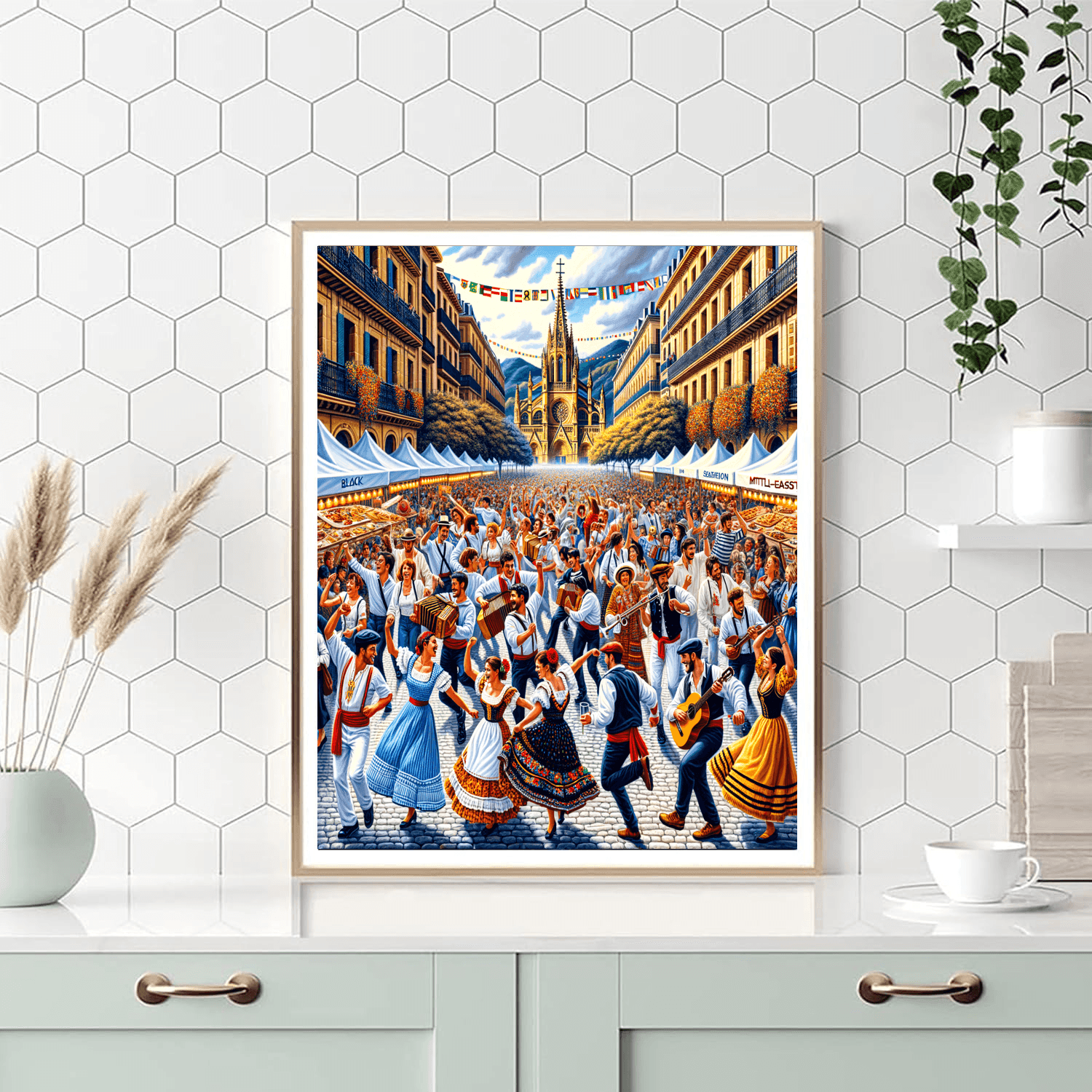 The San Sebastián Day Festival Paint By Color