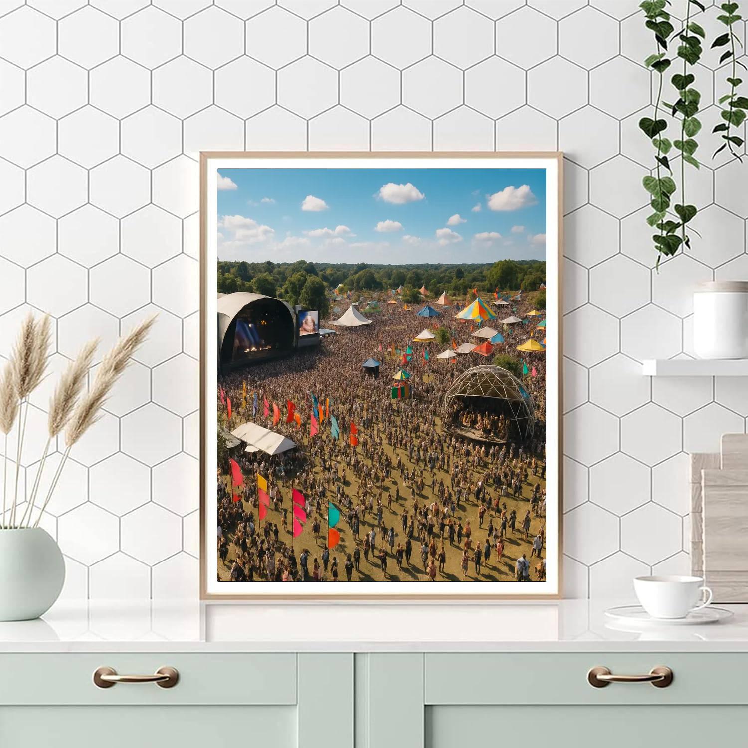 Bonnaroo Music & Arts Festival - Manchester Paint By Color