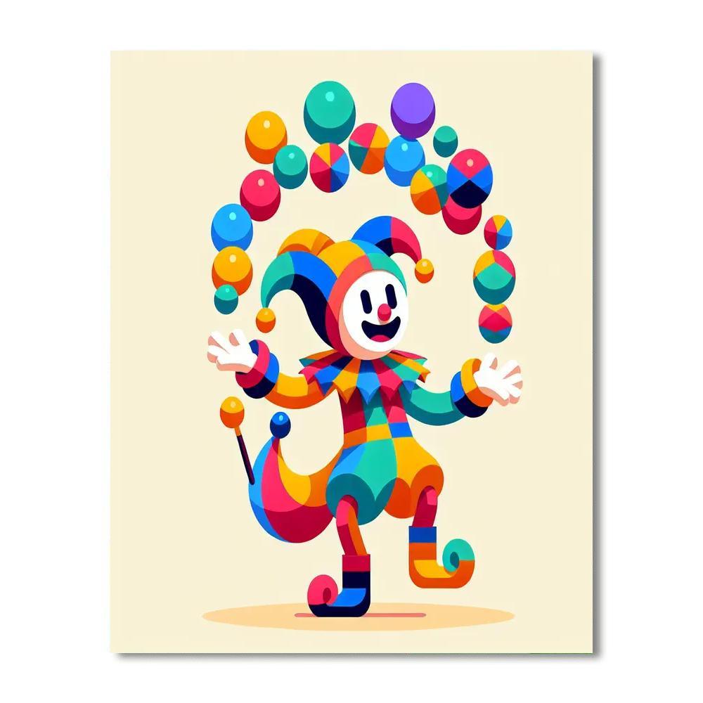 Joyful Jester Numbered Painting Kits