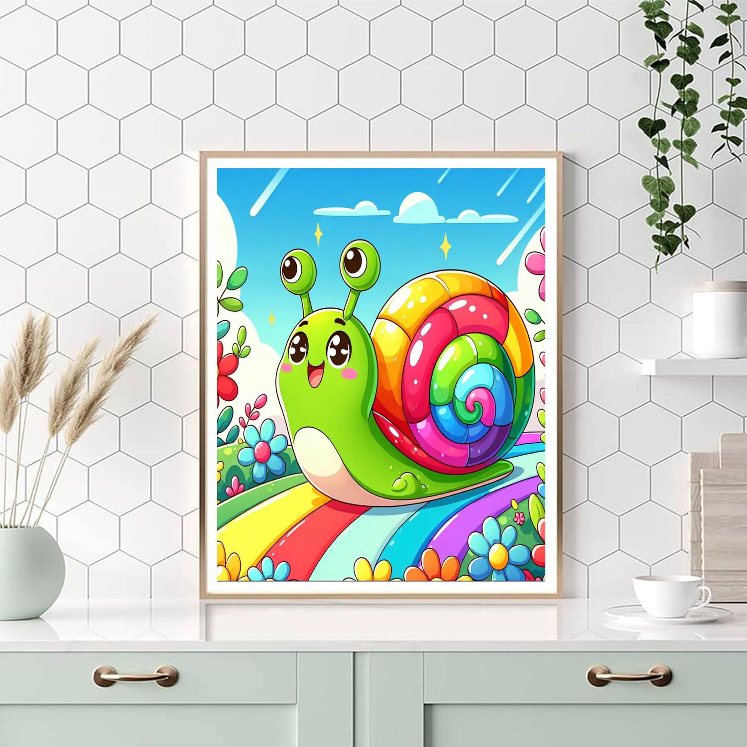 Bubbly Snail Paint By Color