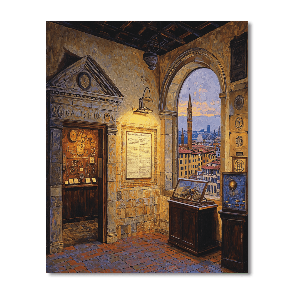 Galileo's House In Florence DIY Paint By Numbers