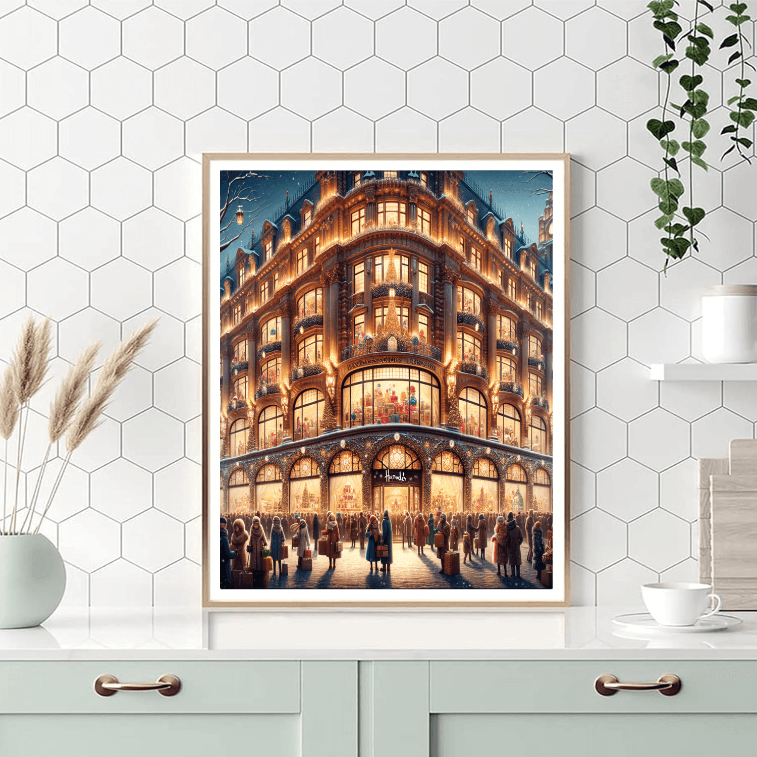 Harrods Christmas Festival - United Kingdom Paint By Number