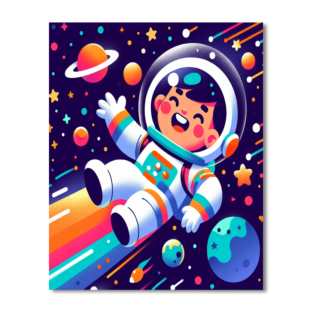 Brave Space Explorer Paint By Number
