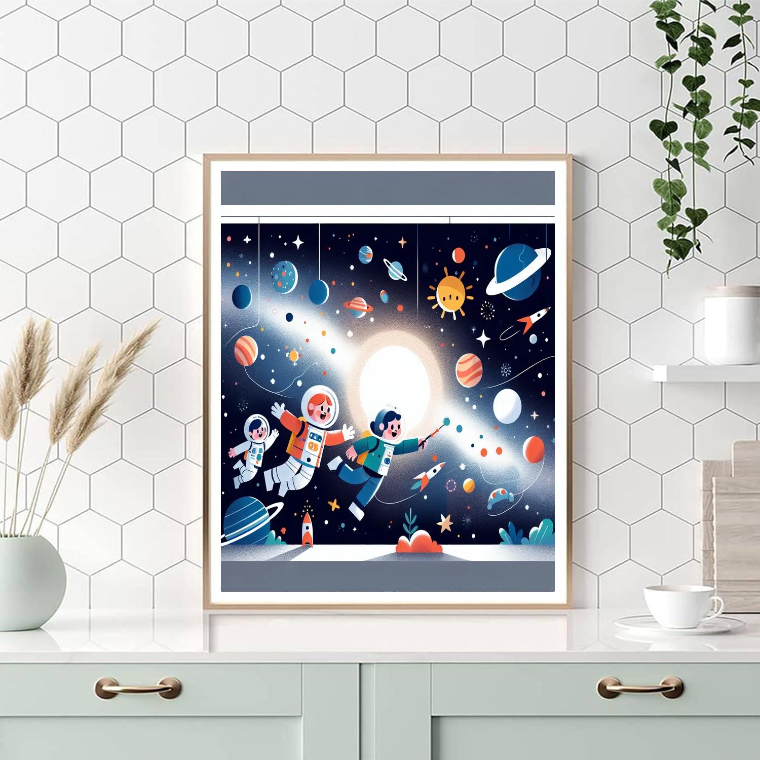 Galaxy's Mystical Adventure Numbered Painting Kits