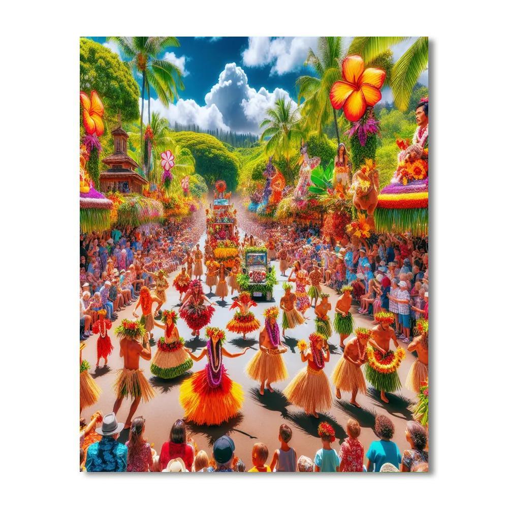Aloha Festival Painting Number Kit