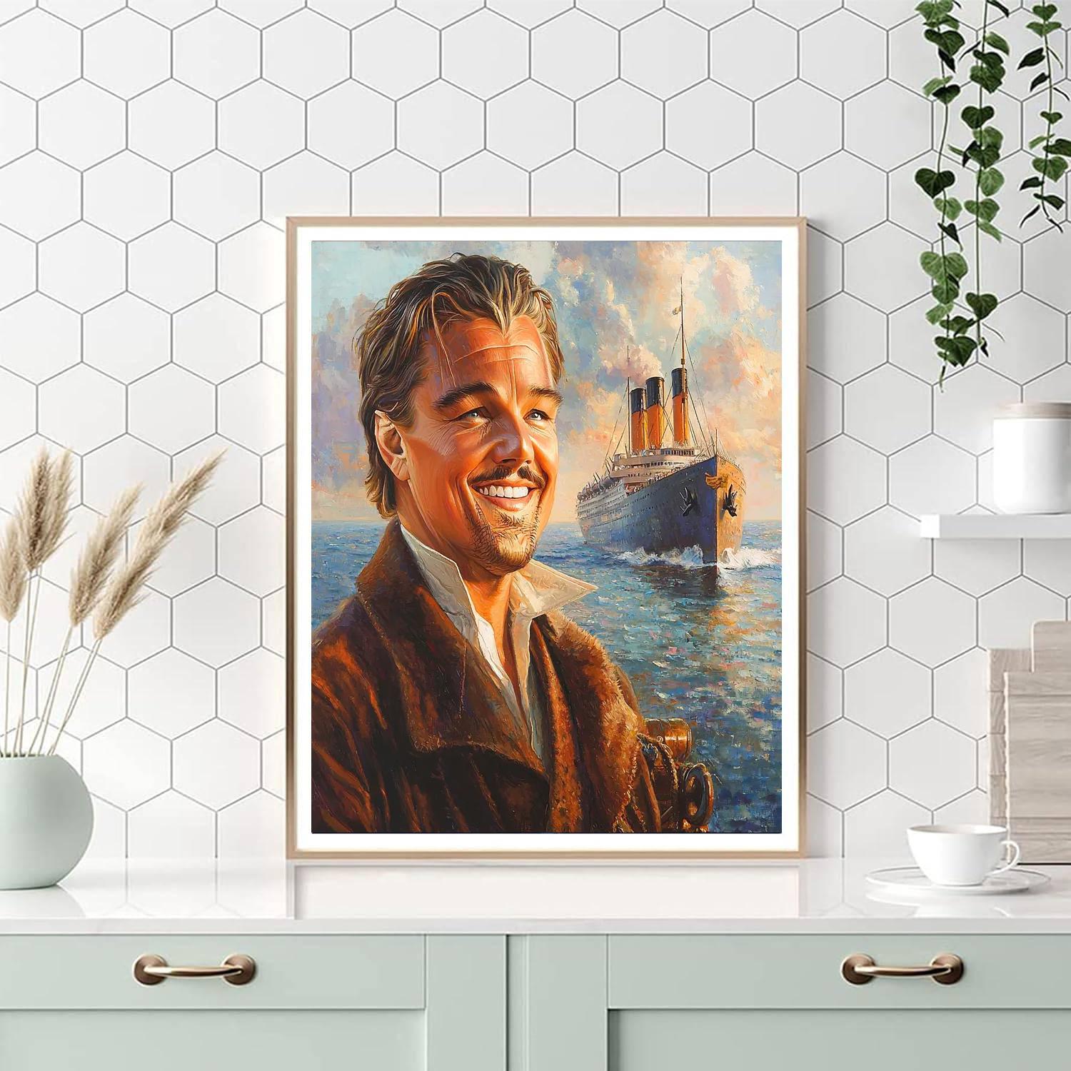 Leonardo Dicaprio: Chasing Dreams Across Time Numbered Painting Kits