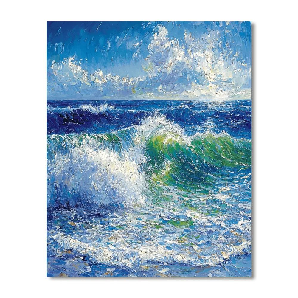 Edvard Munch Inspired Timeless Waves Of Emotion  Painting Number Kit