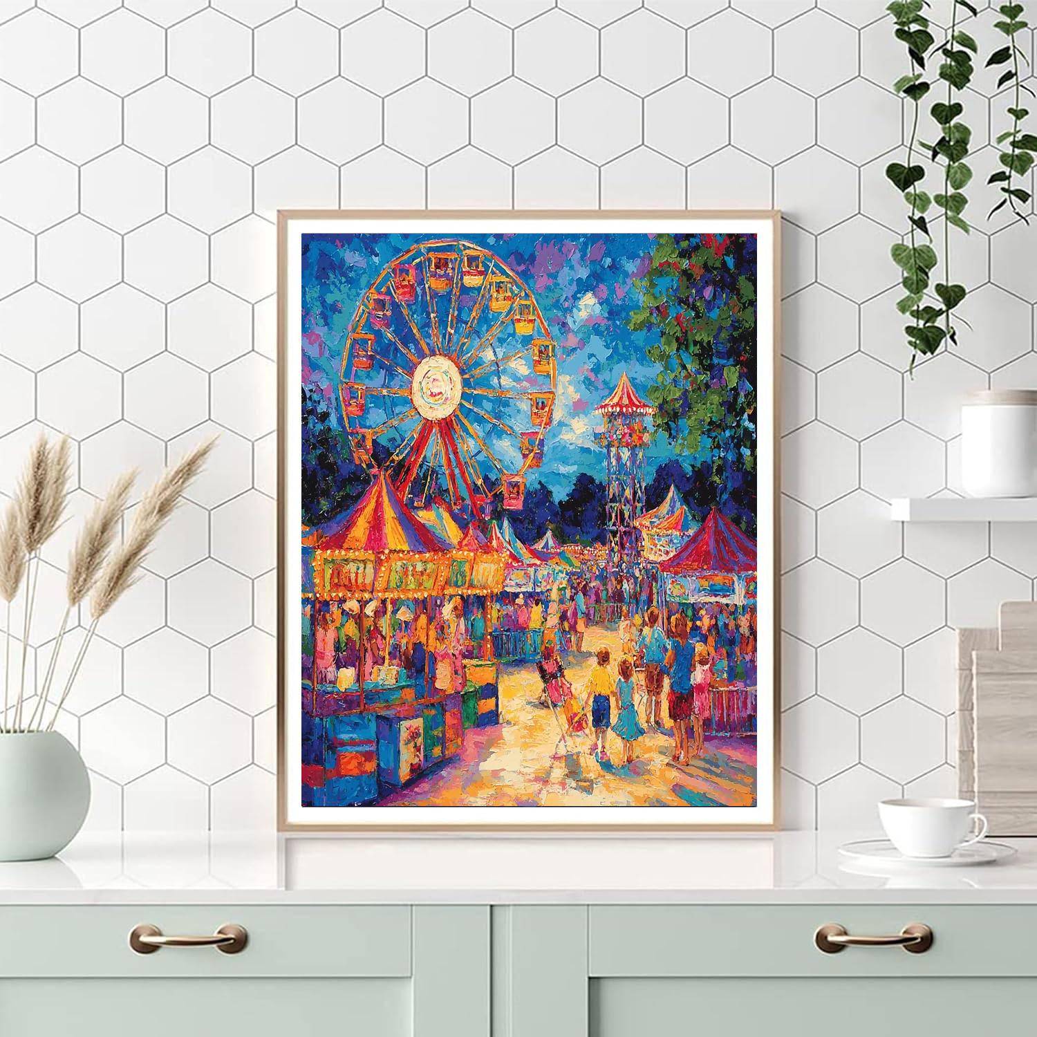 An Afternoon At The Fair Paint By Numbers Kits