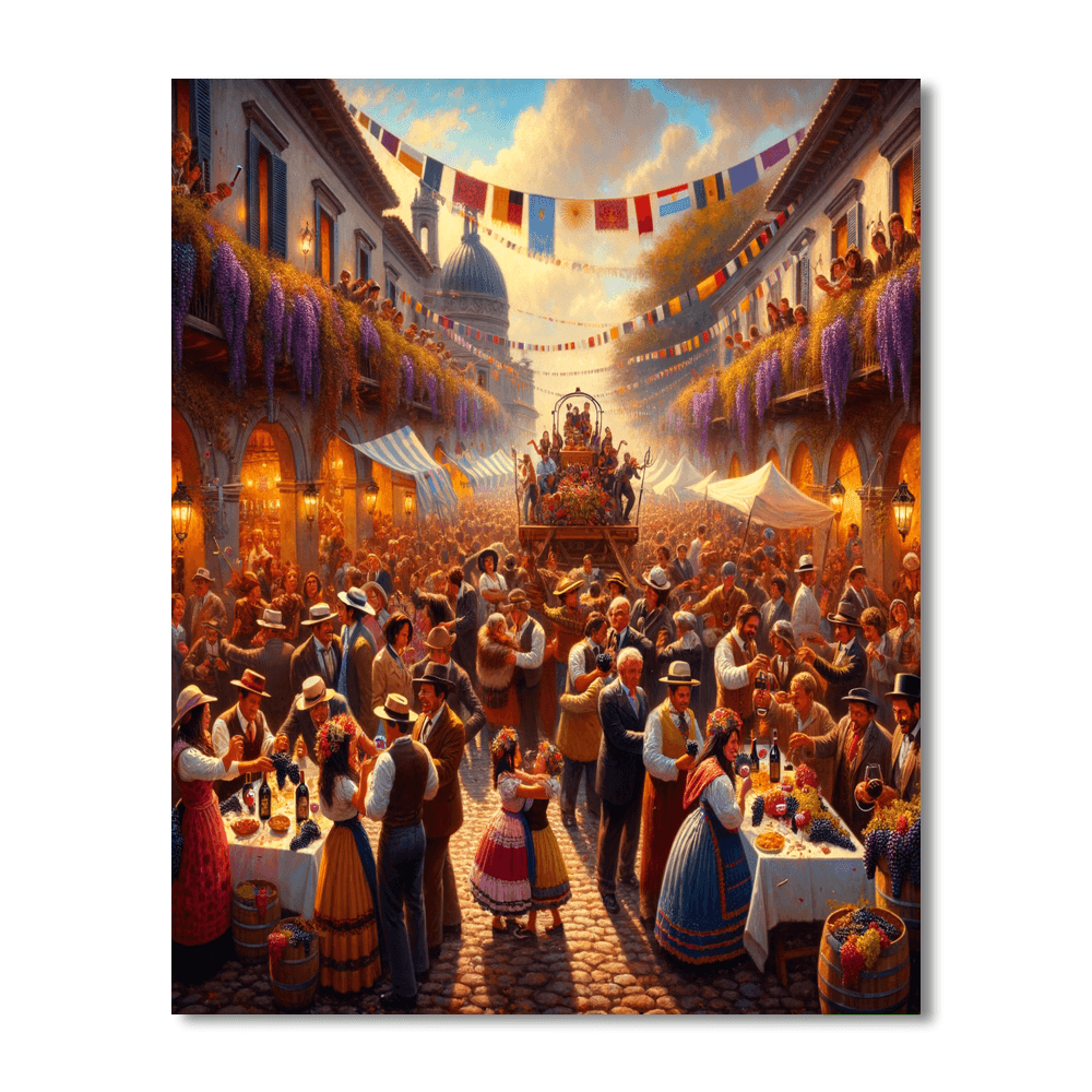 Festa De La Vendimia Numbered Painting Kits