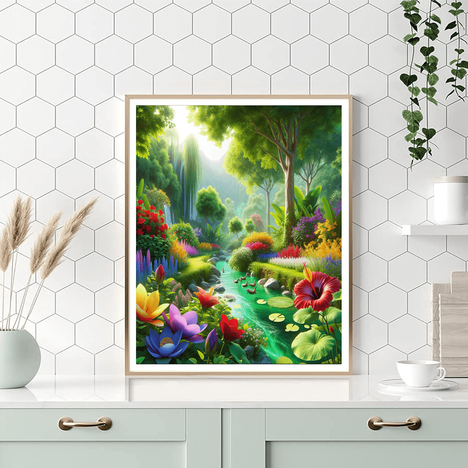 Blooming Oasis Paint By Numbers Kits