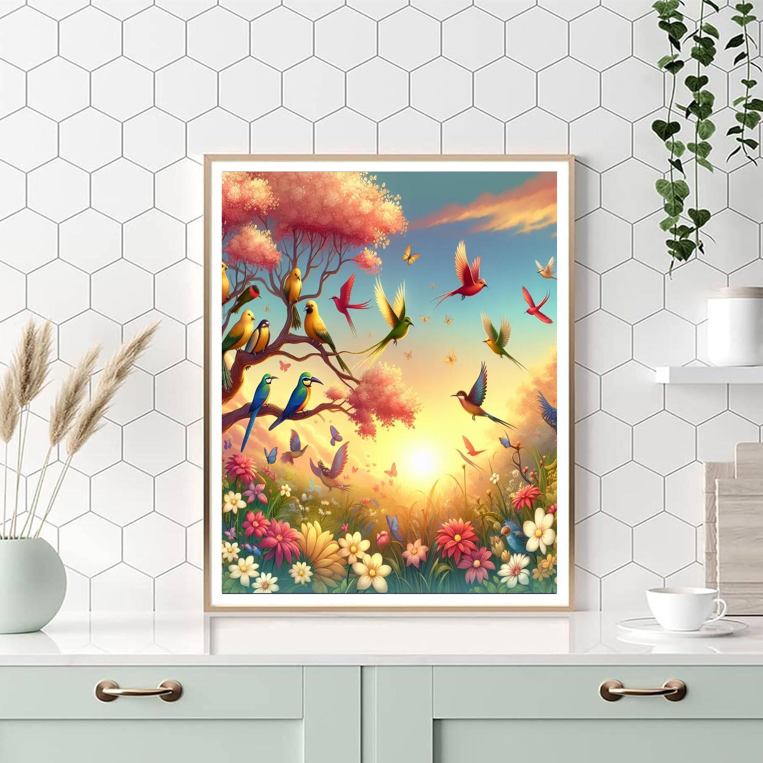 Dawn Chorus Symphony Paint By Number