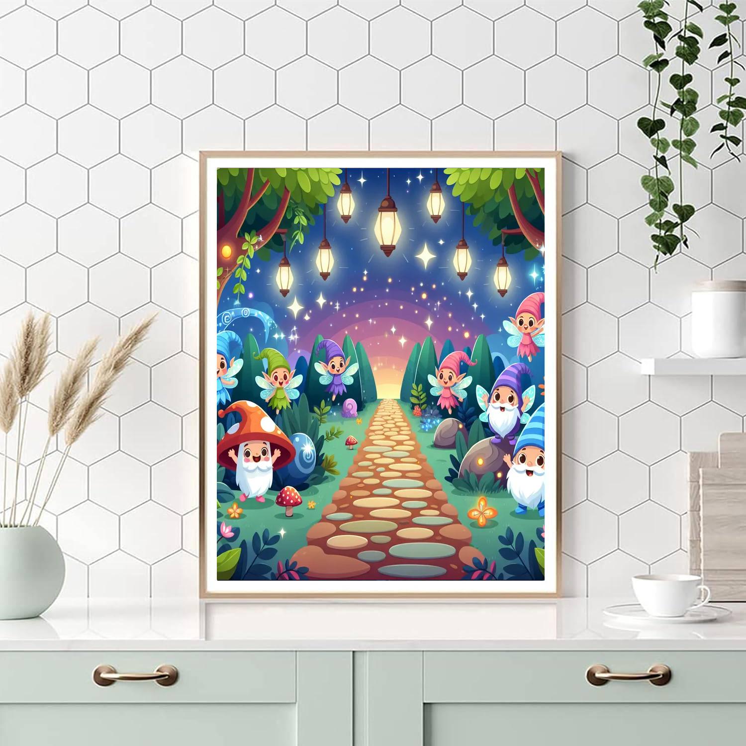 Enchanted Esplanade Paint By Numbers Art