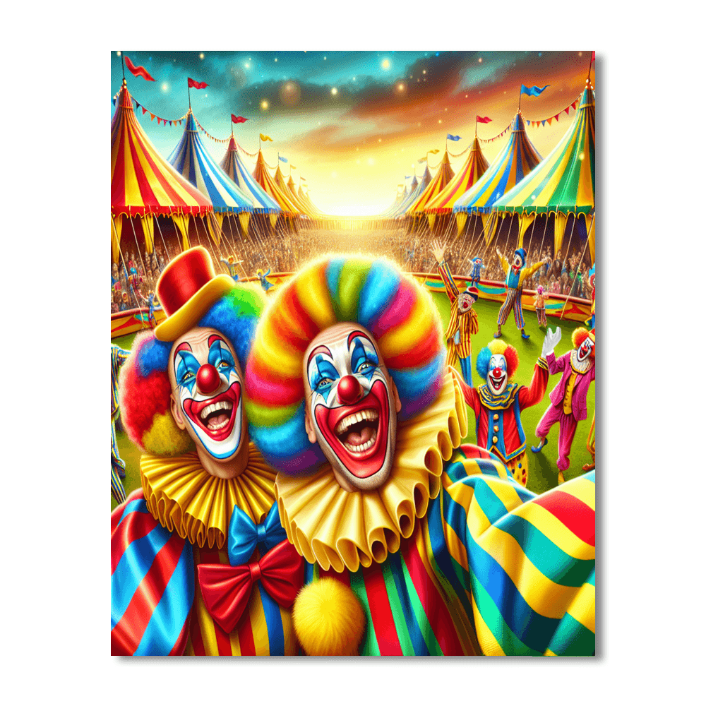 Whimsical Circus Daydream Painting By Numbers Kit