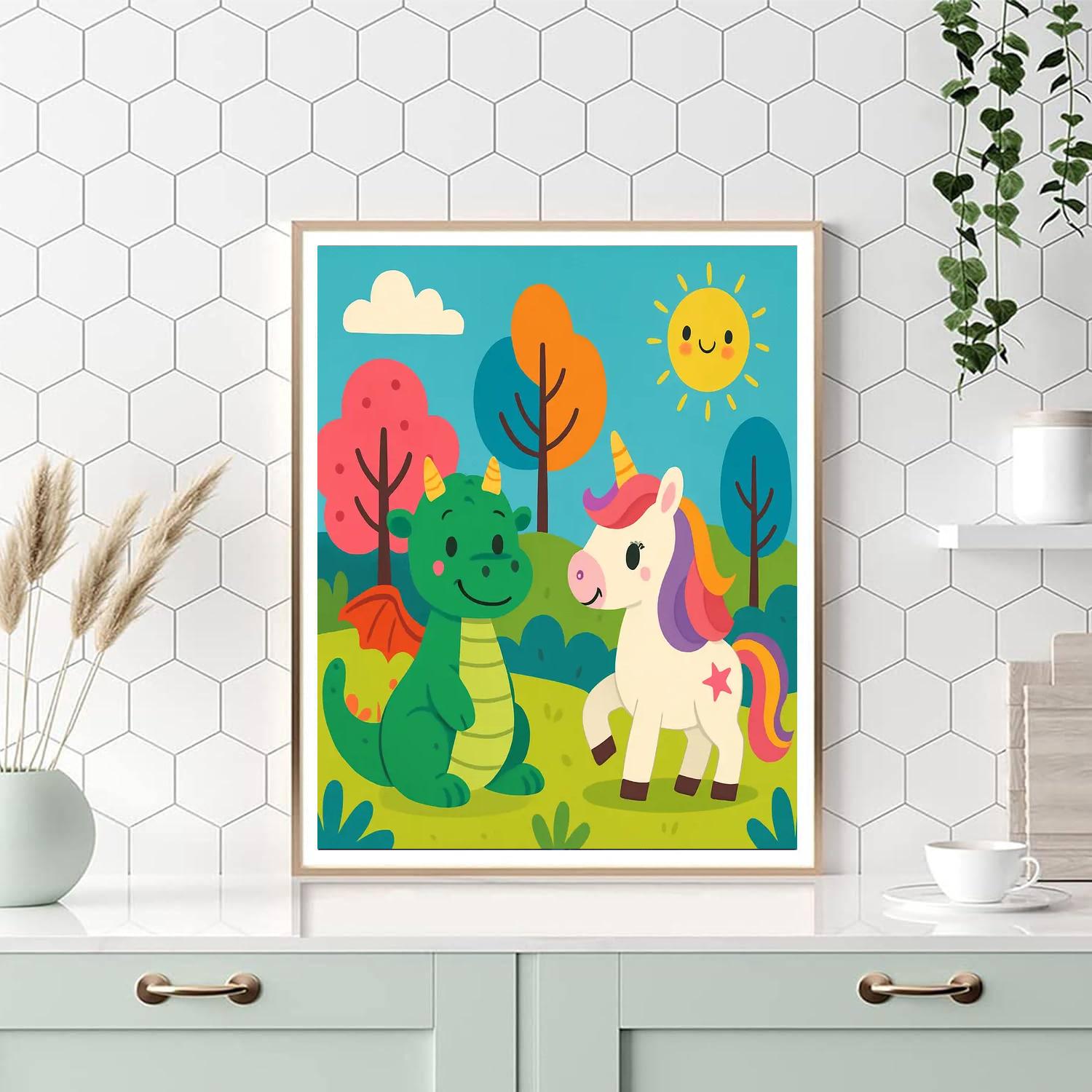 Creative Fantasy Adventures Paint By Numbers Kits