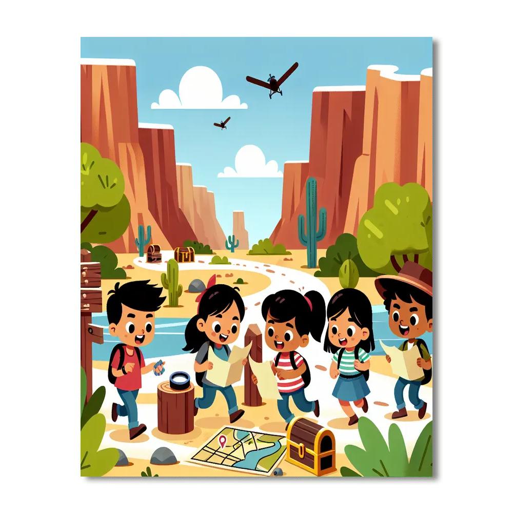 Canyon Quest Challenge Numbered Painting Kits