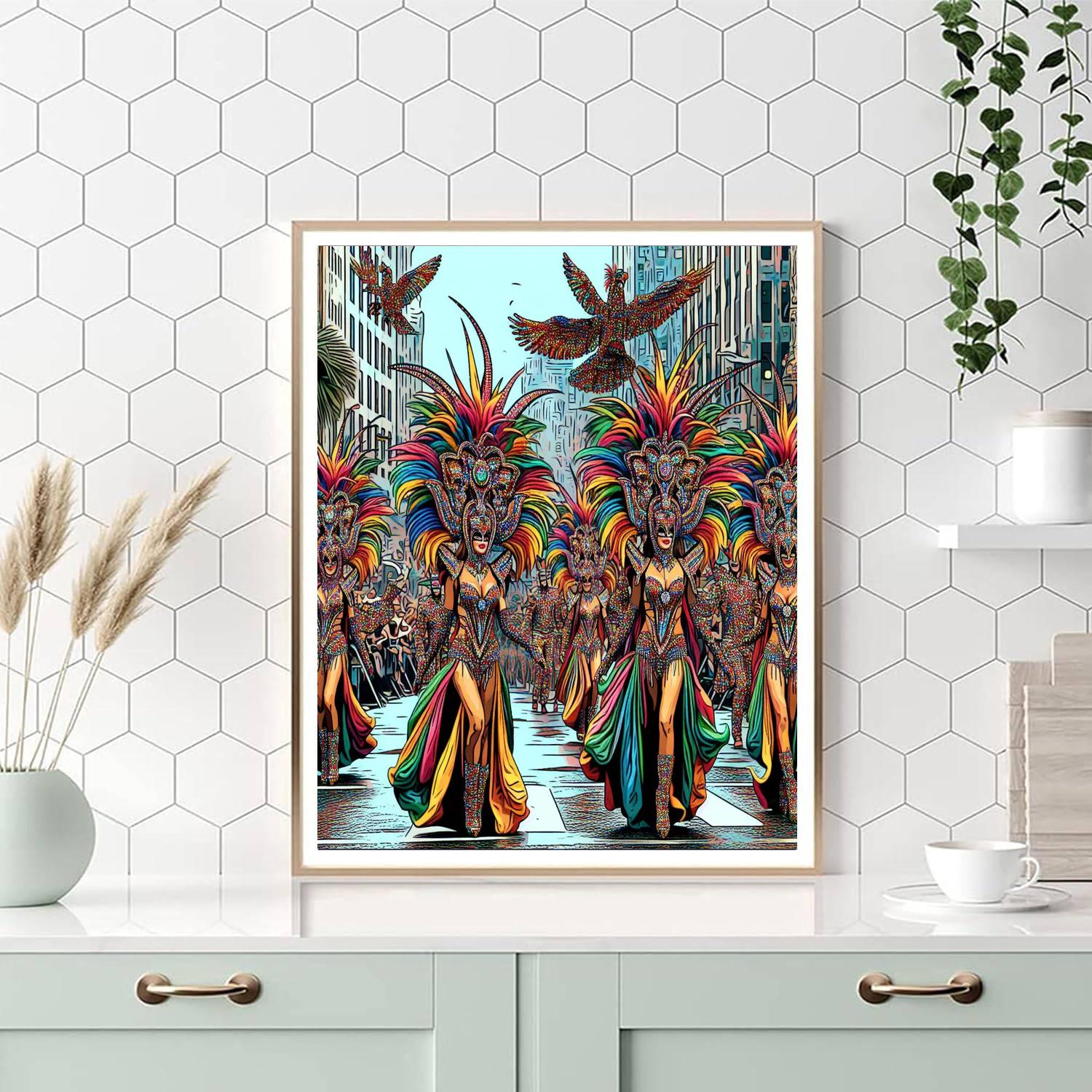 Jember Fashion Carnaval - Jember, Indonesia Painting Number Kit