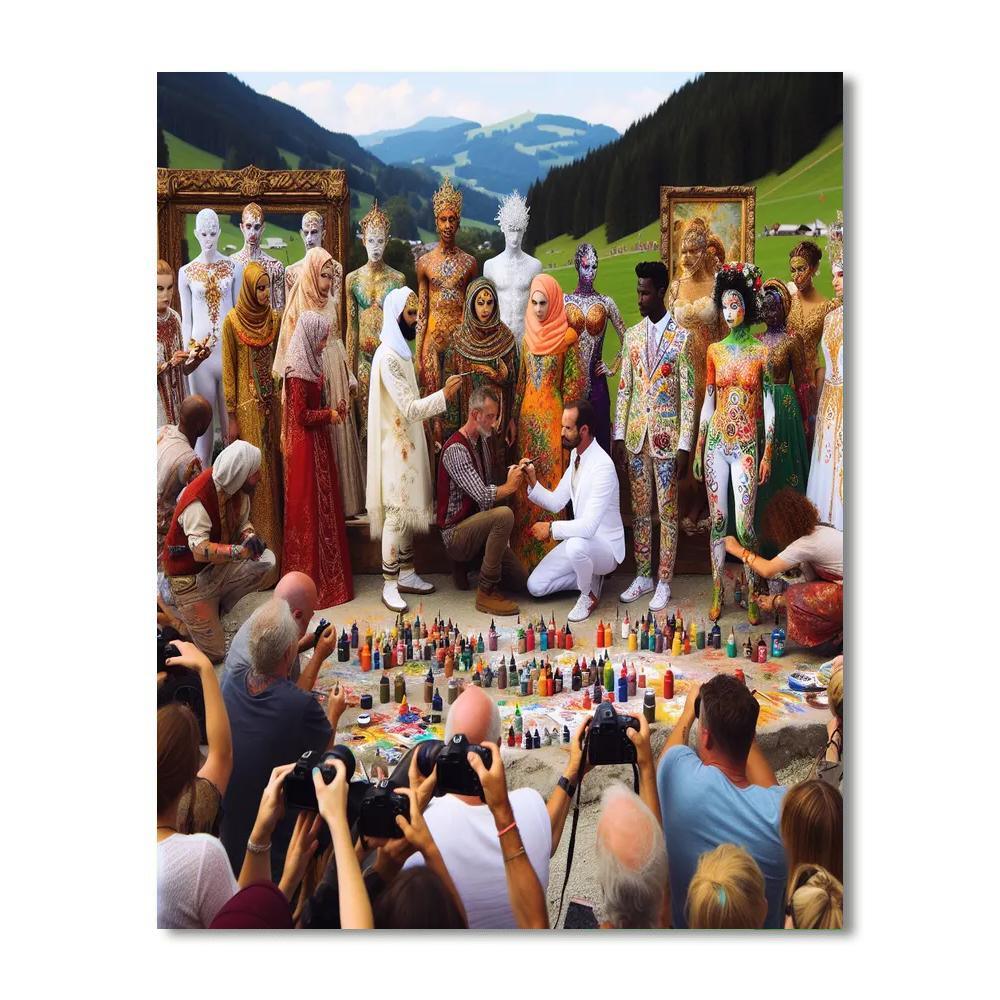 World Bodypainting Festival - Klagenfurt, Austria Paint By Numbers Kits