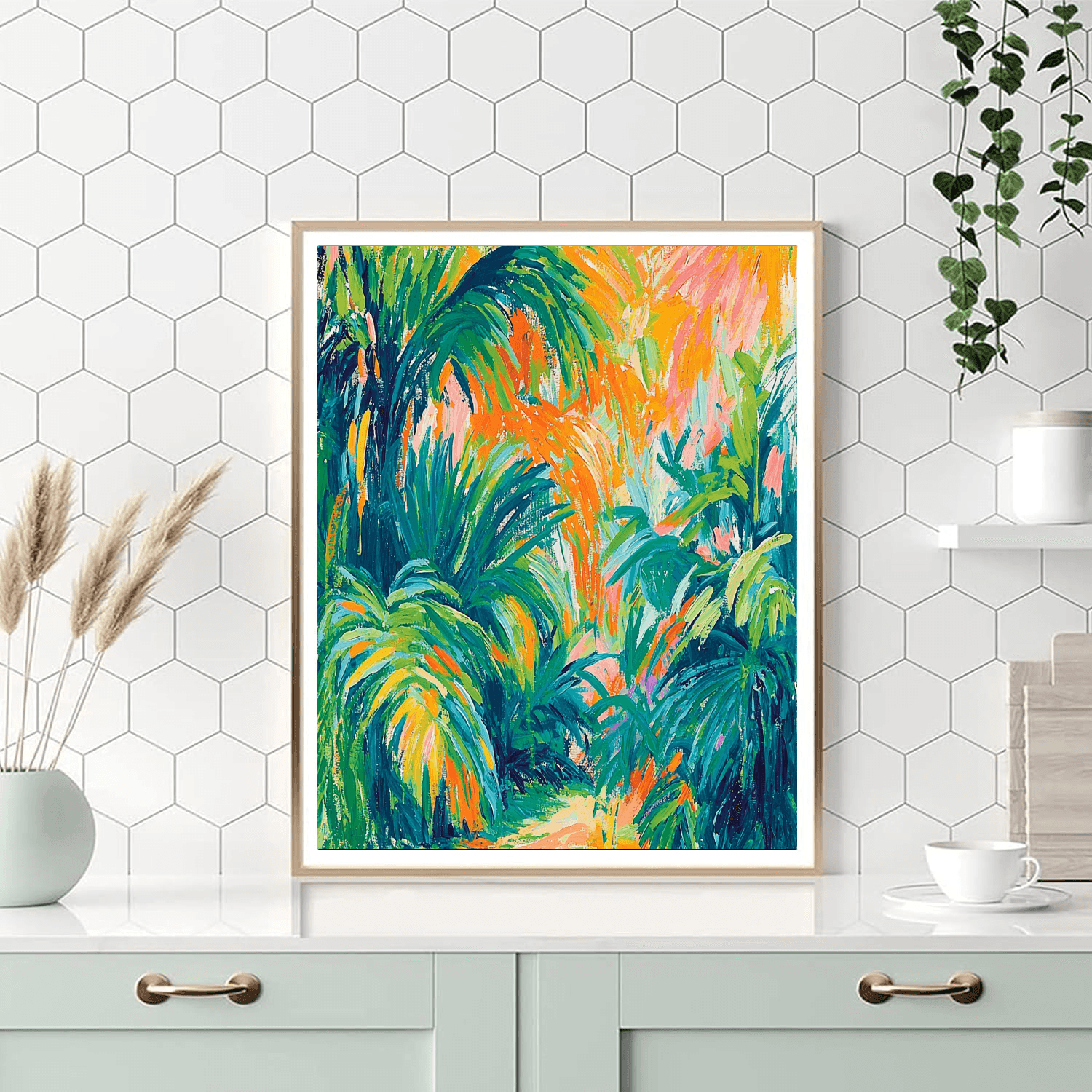 Paul Gauguin Inspired Vibrant Jungle Expedition  Paint By Color